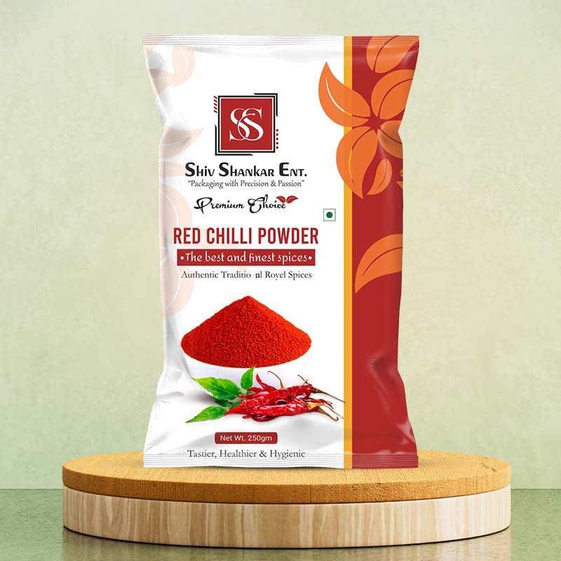 Red Chilli Powder Packaging Pouch