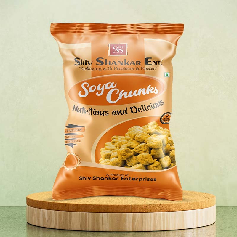 Soya Chunks Packaging Pouch