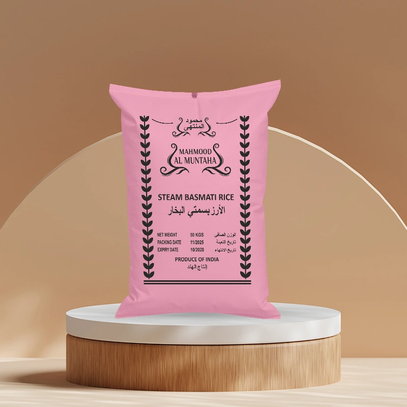 Steam Basmati Rice Printing Bag